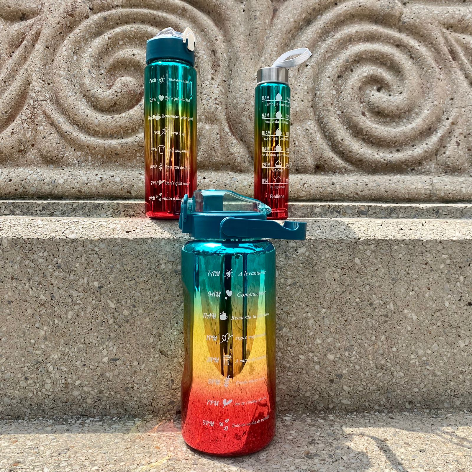 Miniatura 2 de Set X 3 Termos Motivacional Metalizados